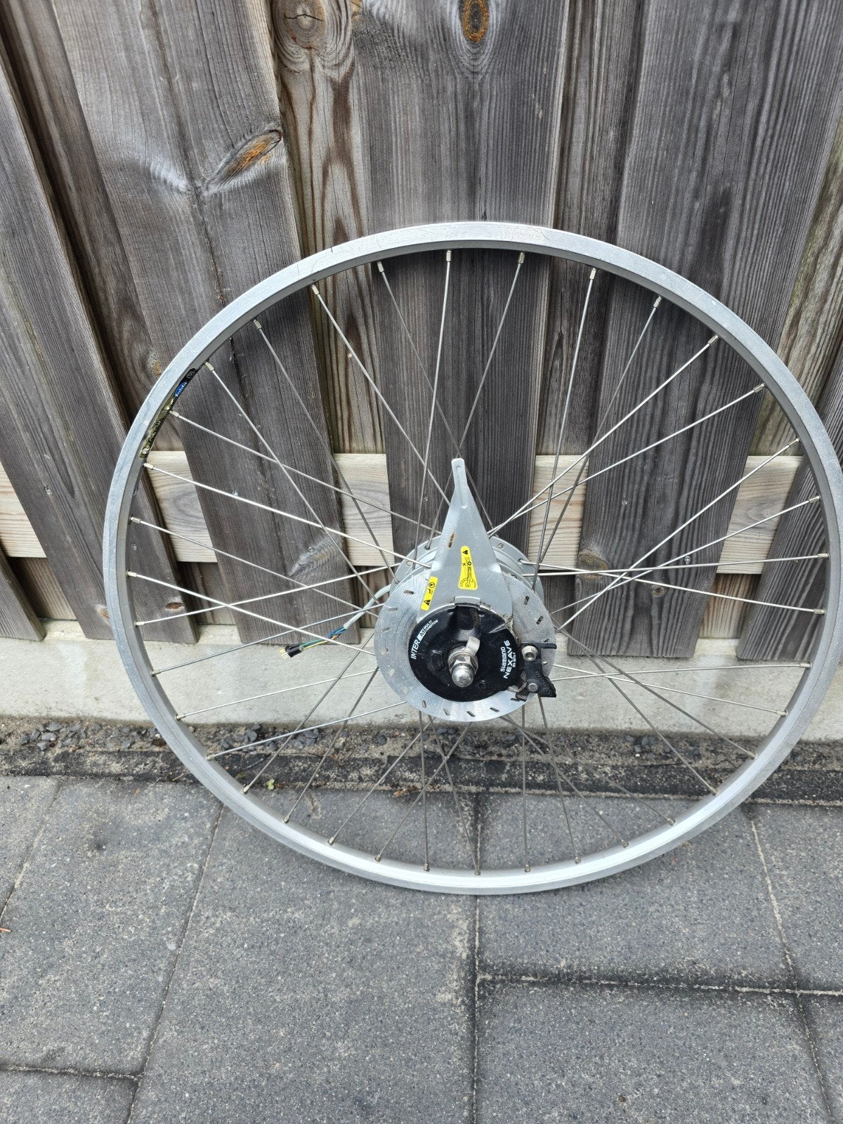 Gazelle Innergy voorwielmotor 28 inch met rollerbrake, Fietsen en Brommers, Fietsonderdelen, Gebruikt, Motor, Aluminium, Gazelle