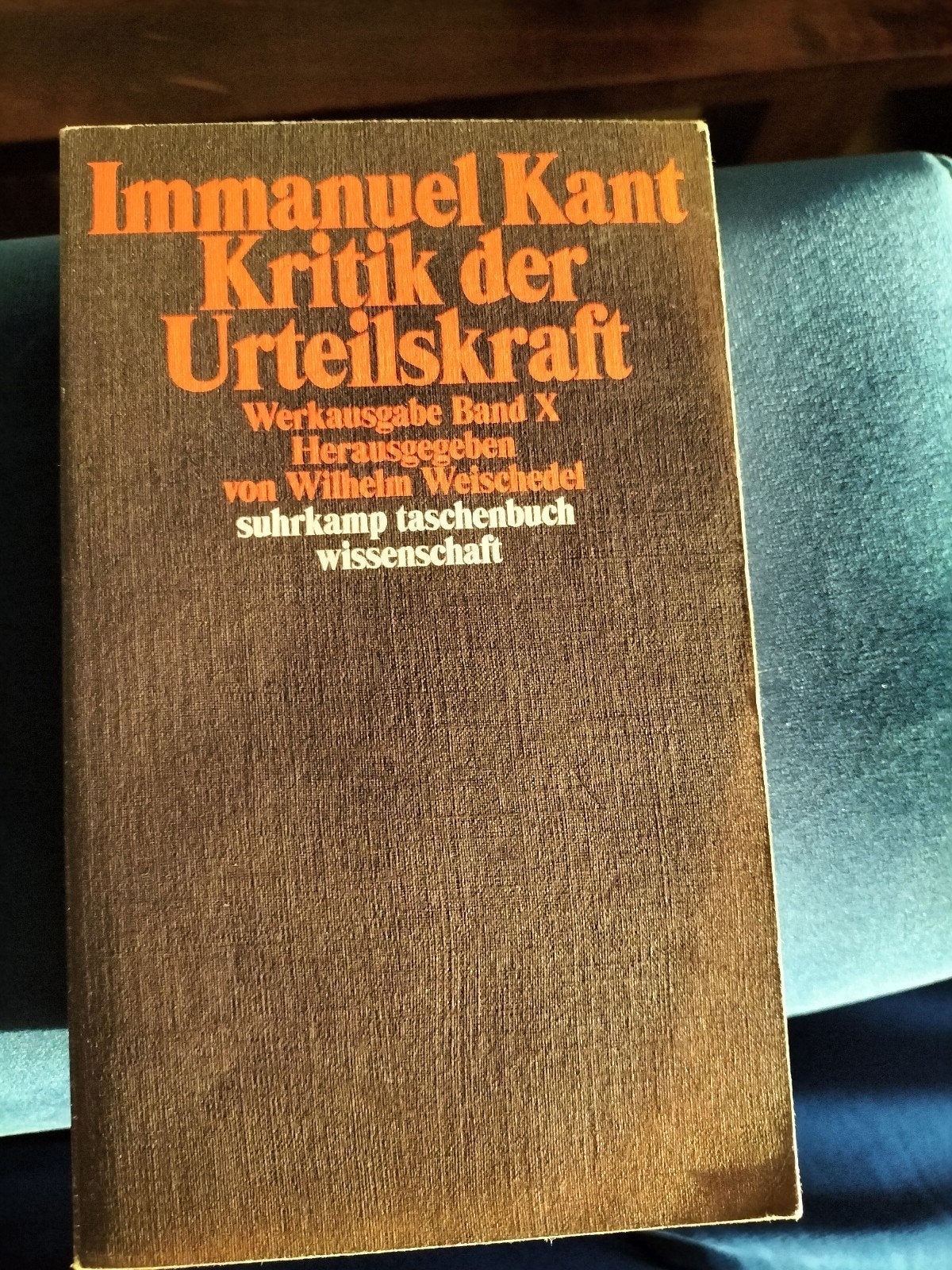 Immanuel Kant - Kritik der Urteilskraft (Suhrkamp), Verzenden, Gelezen, Wijsbegeerte of Ethiek, Immanuel Kant