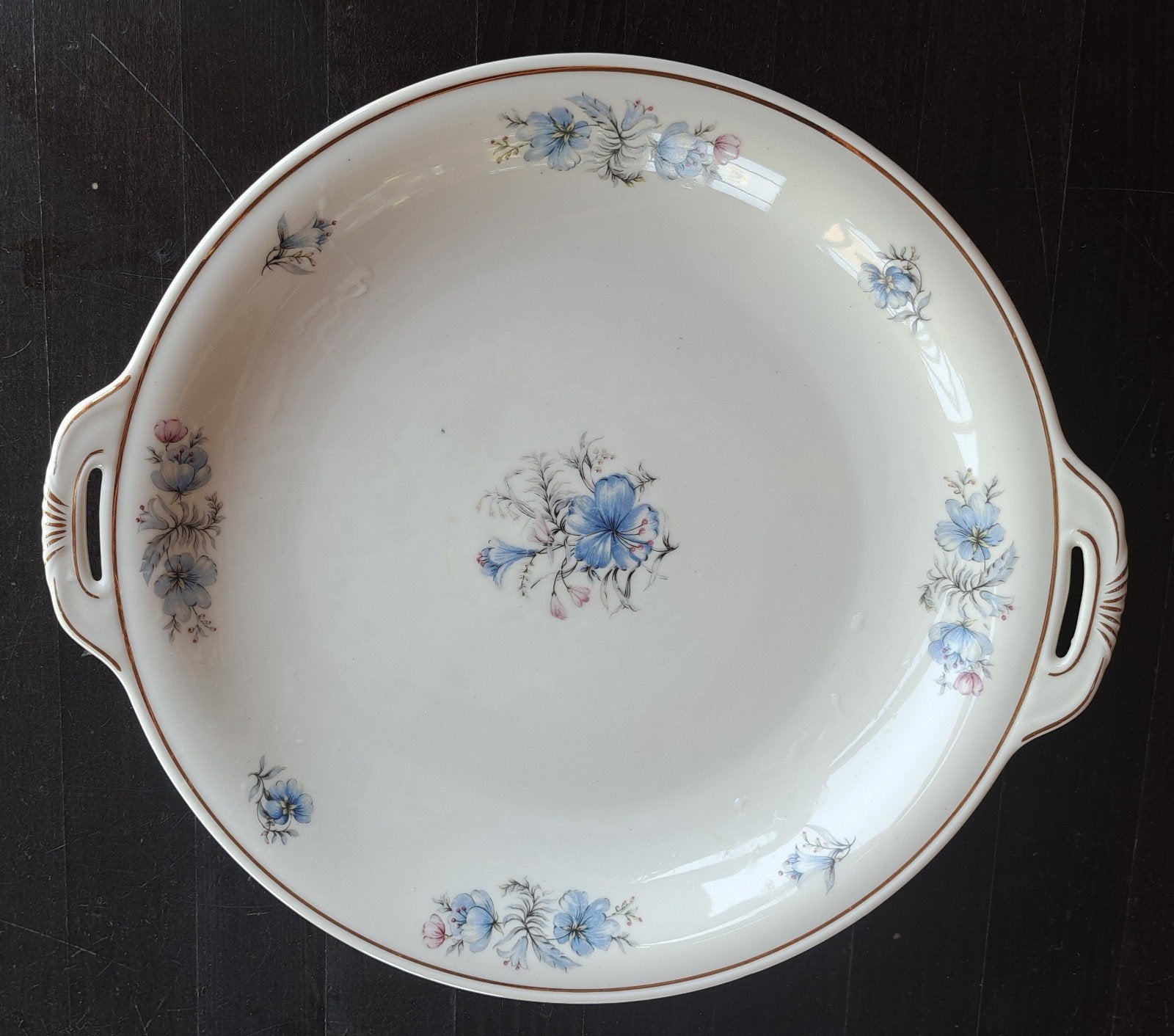 vintage serveerschaal 'Evelyn'
Mooie porseleinen serveerscha, Ophalen of Verzenden
