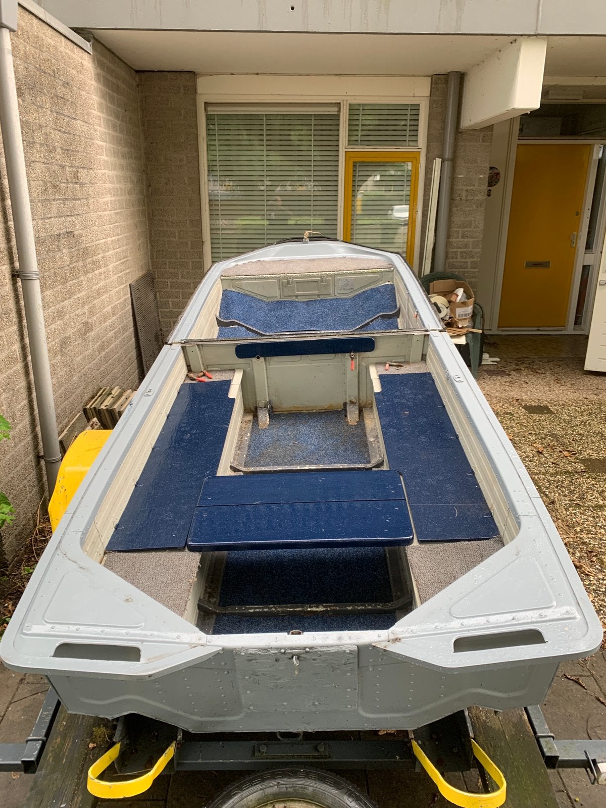 Aluminium vouw boot, Watersport en Boten, Ophalen, Zo goed als nieuw, Aluminium