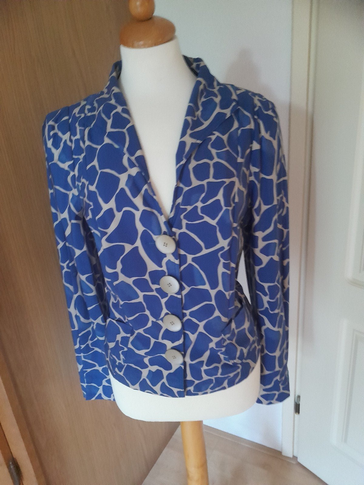 Blazer jasje van Moq maat 42 travelstof., Maat 42/44 (L), Moq, Zo goed als nieuw, Jasje