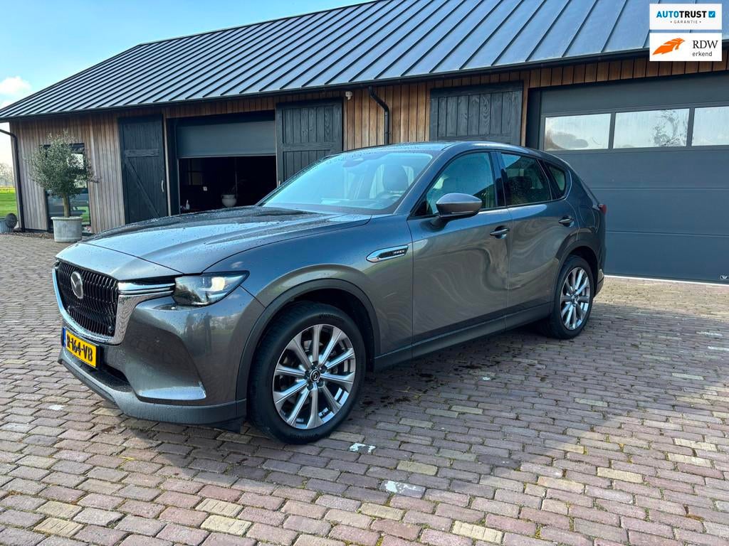 Mazda CX-60 2.5 e-SkyActiv PHEV Exclusive-Line,LEER.NAVIGATI, Auto's, Automaat, Gebruikt, 2500 kg, Bedrijf