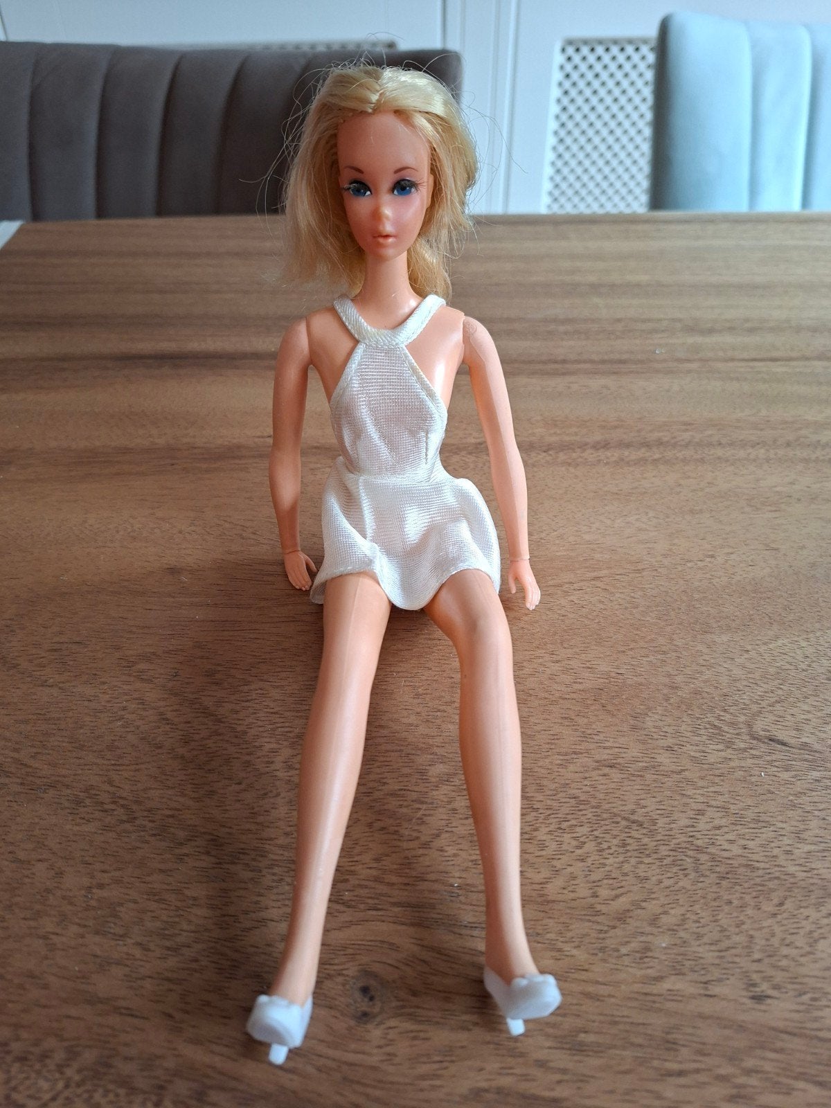 Vintage Barbie pop 1968.Zeldzame Dramatic New Living Barbie., Ophalen of Verzenden, Gebruikt, Barbie