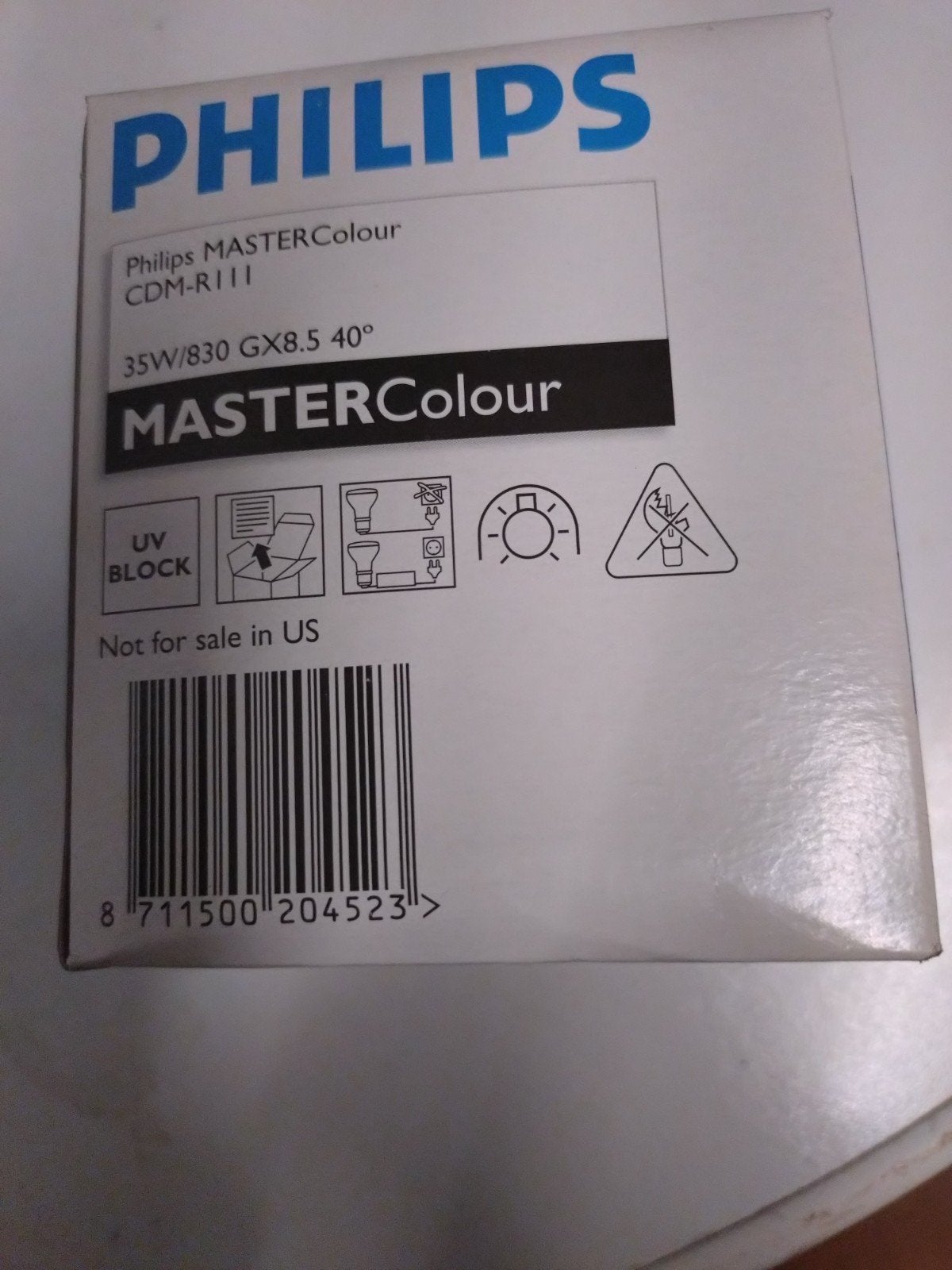 Philips MASTERColour CDM-R111 35W/830 GX8.5, Nieuw, Overige fittingen, Ophalen of Verzenden, Warm wit