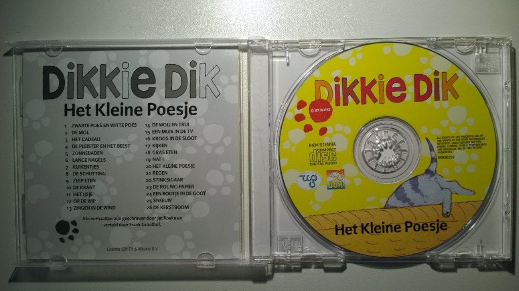 Jet Boeke - Dikkie Dik Het Kleine Poesje, Cd, Ophalen of Verzenden, Jet Boeke, Kind