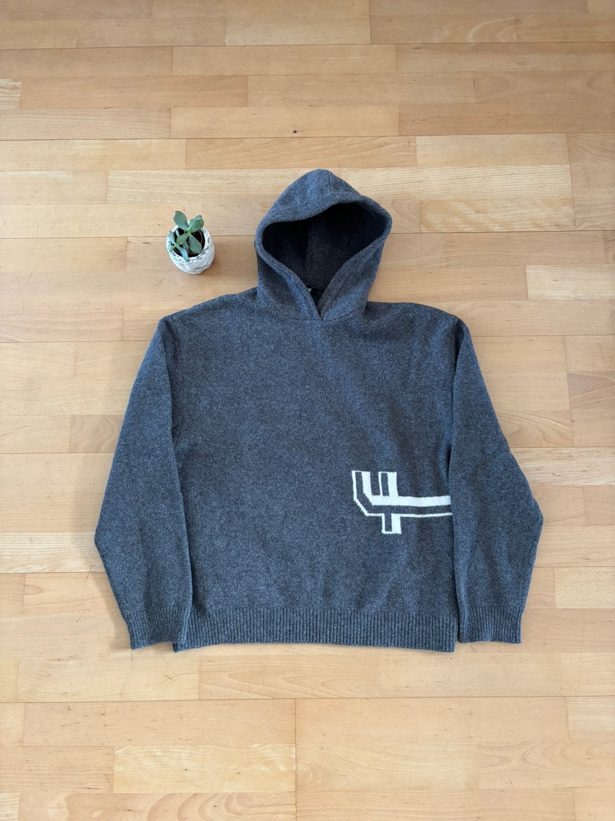 FOUR Amsterdam Knitted Hoodie Grijs XS, Ophalen of Verzenden, Zo goed als nieuw, Maat 46 (S) of kleiner, Grijs