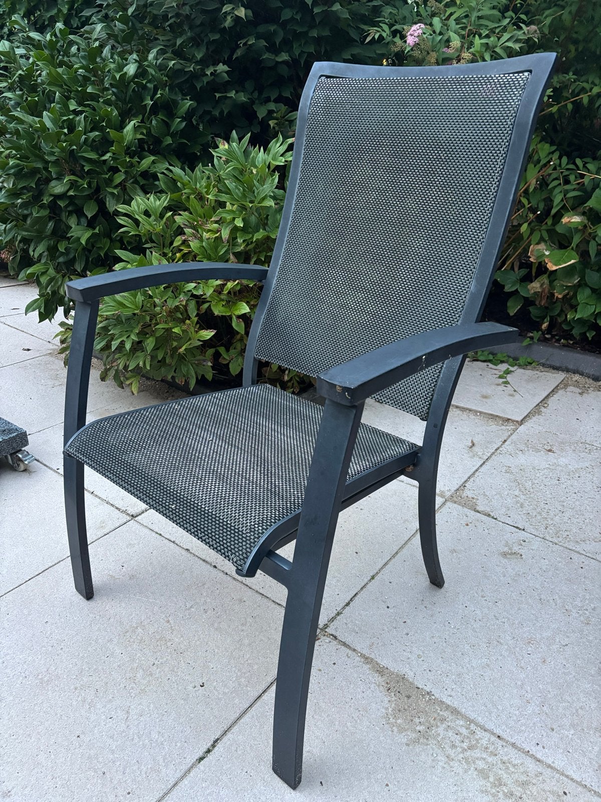 Koopje: 4 Bellagio tuinstoelen samen voor €60, Tuin en Terras, Ophalen, Gebruikt, Aluminium