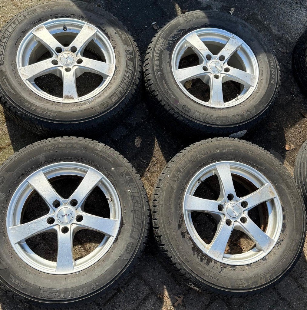 Mitsubishi Outlander winterset Dezent 16 inch Michelin, Ophalen, 16 inch, Banden en Velgen, Winterbanden