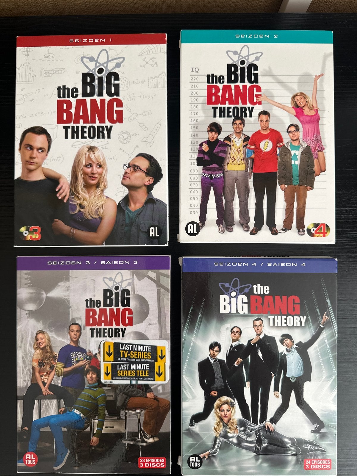 The Big Bang Theory DVD Boxset Seizoen 1-4, Vanaf 6 jaar, Ophalen, Gebruikt, Komedie