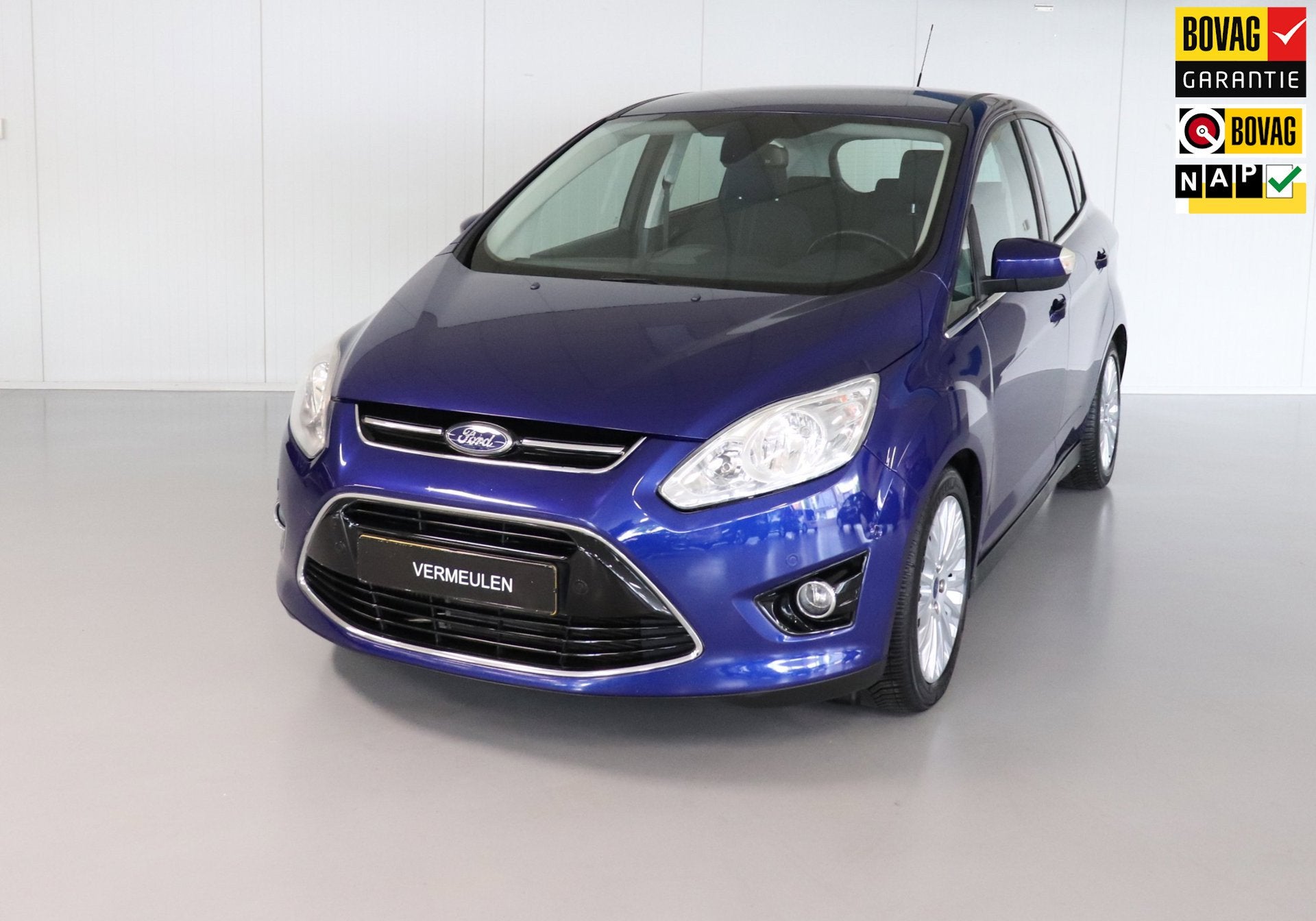 Ford C-Max Ford C-Max 1.0 EcoBoost 125 pk | Distributieriem, Auto's, Voorwielaandrijving, Euro 5, Gebruikt, Blauw