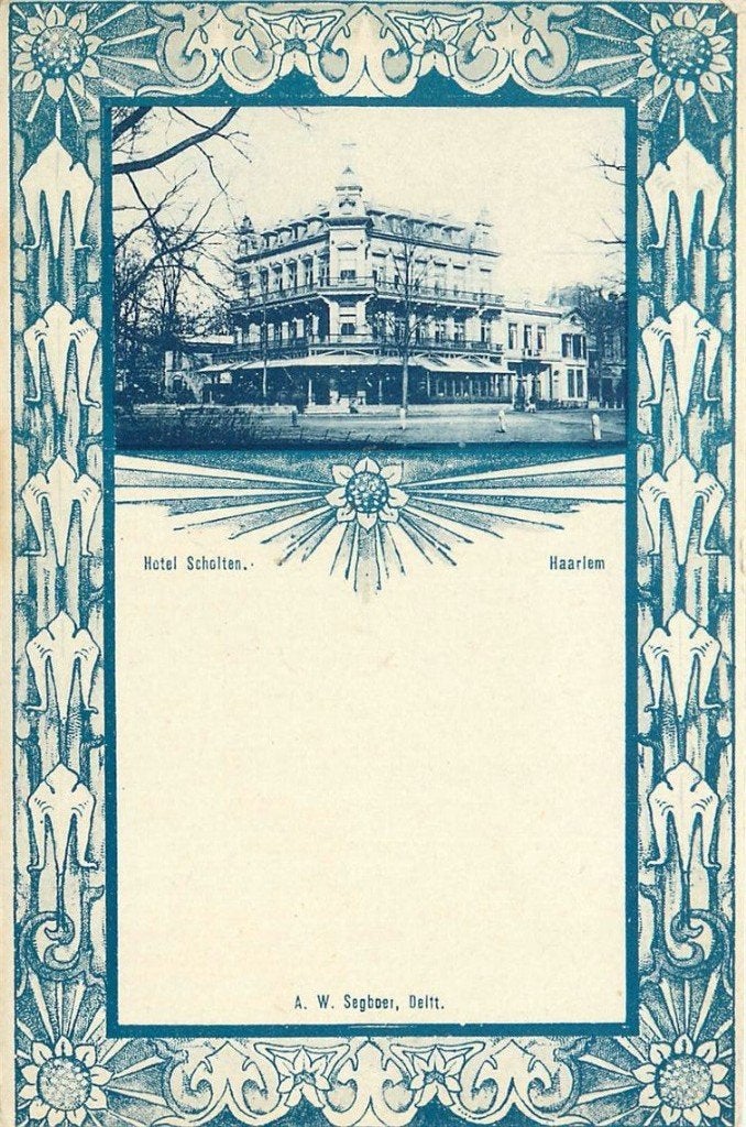 701-060-045 Haarlem Hotel Scholten, Verzenden, Voor 1920, Noord-Holland