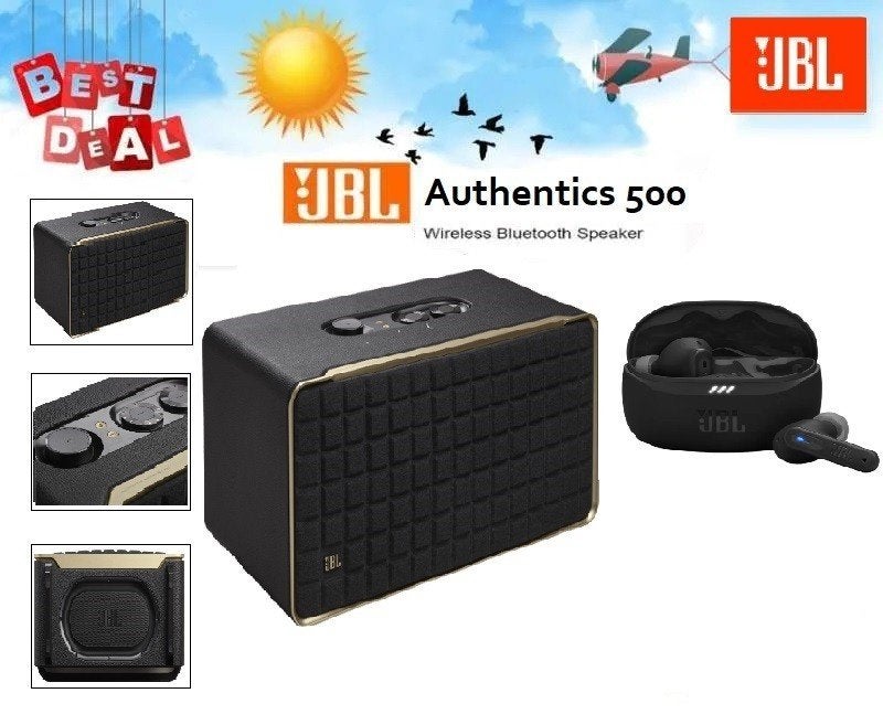 ✅NIEUW✅ JBL Authentics 500 + 🎁JBL Tune Beam 2, Ophalen of Verzenden, Nieuw, Subwoofer, JBL