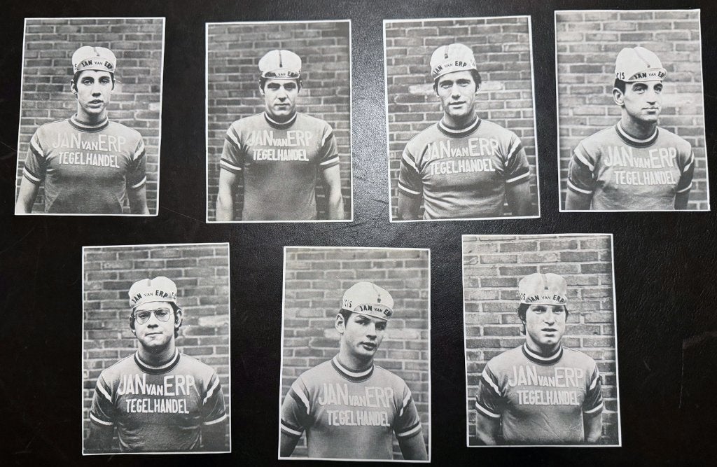 Wielrennen 9 fotokaarten JAN VAN ERP, Ophalen of Verzenden, Overige typen