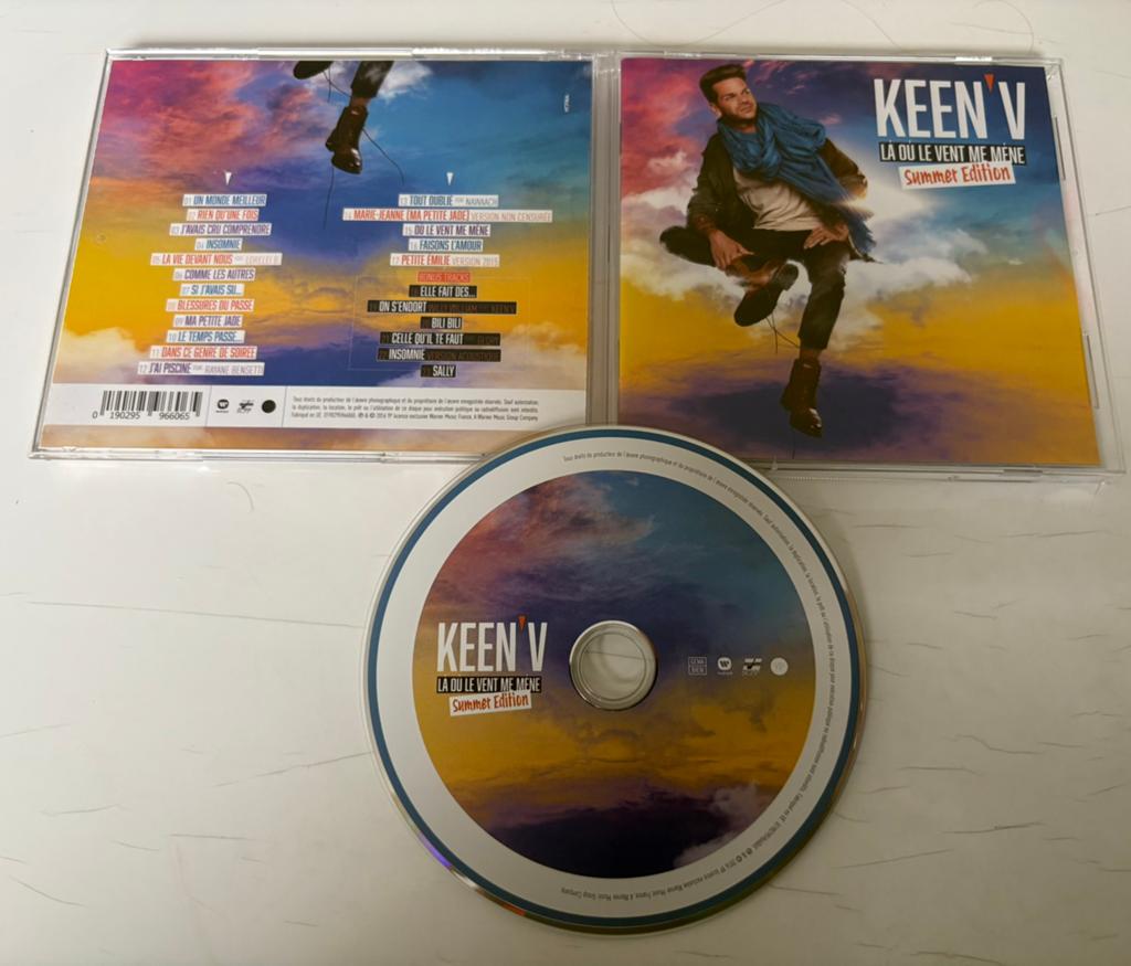 Keen V - Là où le vent me mène (summer edition, nieuwstaat), Cd's en Dvd's, Cd's | Franstalig, Ophalen of Verzenden, Zo goed als nieuw