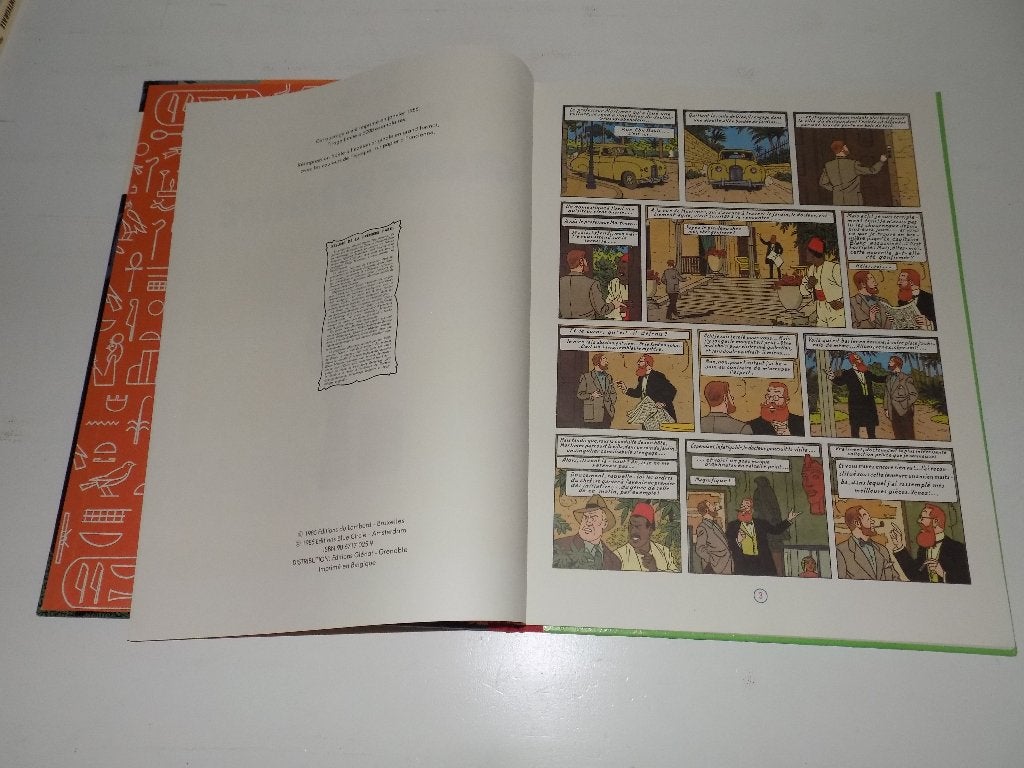 Blake en Mortimer  - 02_HC_G_Le mystère de la grande pyramid, Boeken, Stripboeken, Eén stripboek, Ophalen of Verzenden, Zo goed als nieuw