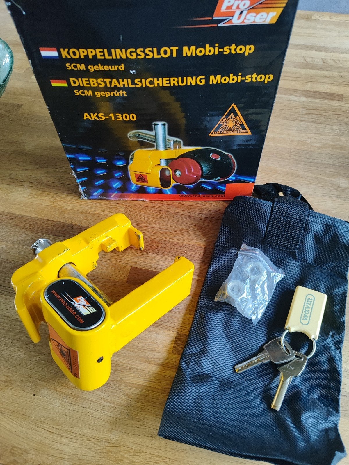 Koppelingsslot Mobi-stop SCM gekeurd, Ophalen, Gebruikt