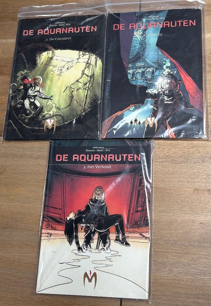 De Aquanauten 1 t/m 3 (Talent coll. Millenium), Complete serie of reeks, Ophalen of Verzenden, Zo goed als nieuw