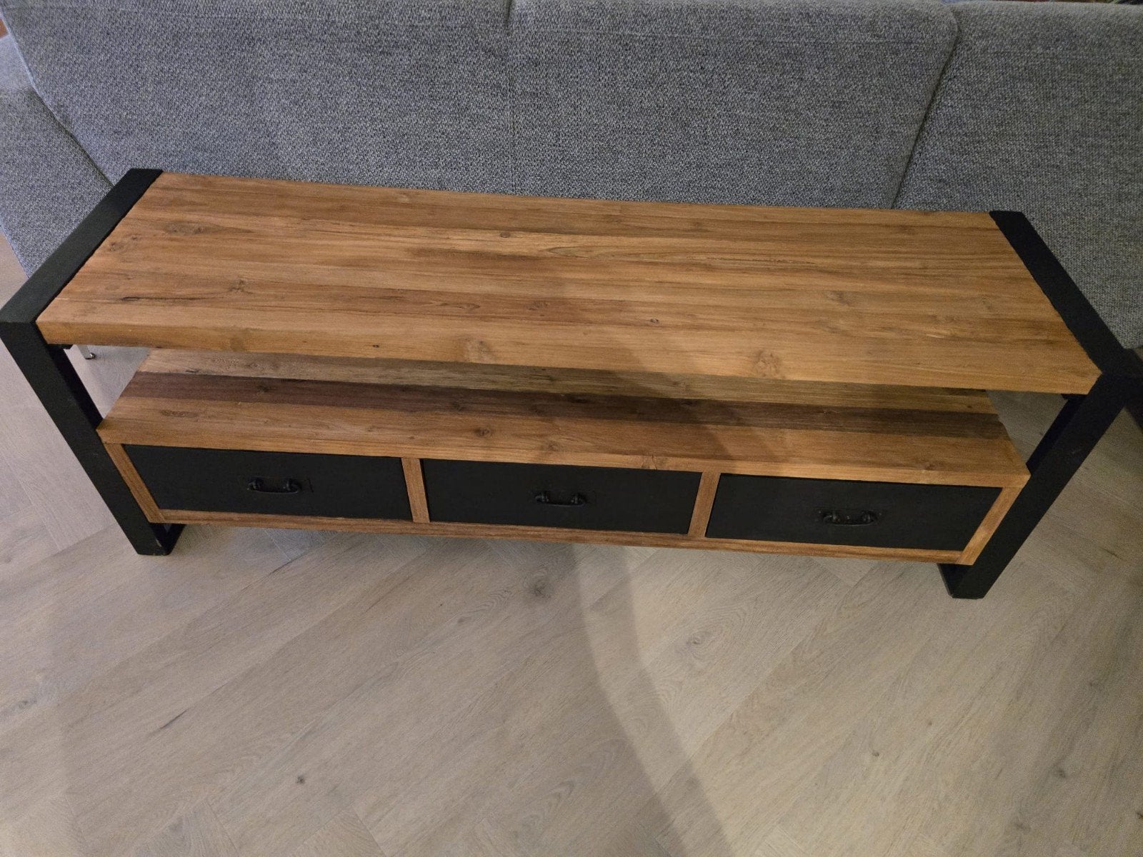Tv meubel, Ophalen, Zo goed als nieuw, Minder dan 100 cm, Metaal