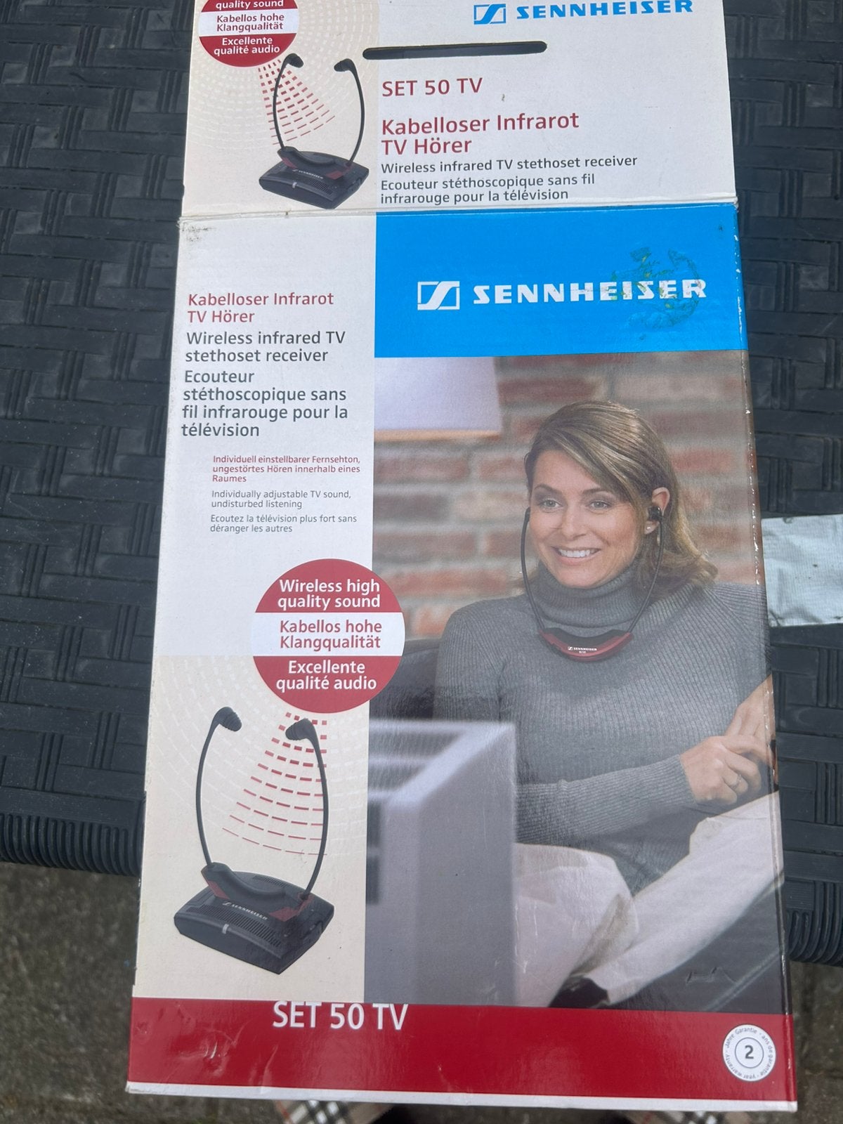 Nette senheiser draadloze hoofdtelefoon, Audio, Tv en Foto, Koptelefoons, Ophalen, Zo goed als nieuw