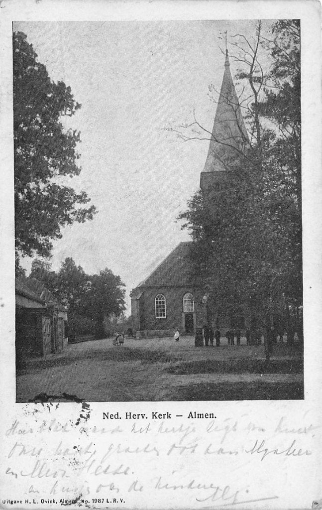 703-138-011 Ned Herv Kerk Almen, Verzenden, Voor 1920