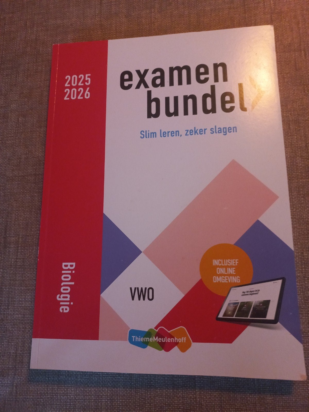 Examenbund. Biologie VWO 2025-2026 inclusief online omgeving, Boeken, Schoolboeken, Ophalen, Zo goed als nieuw, VWO, Biologie