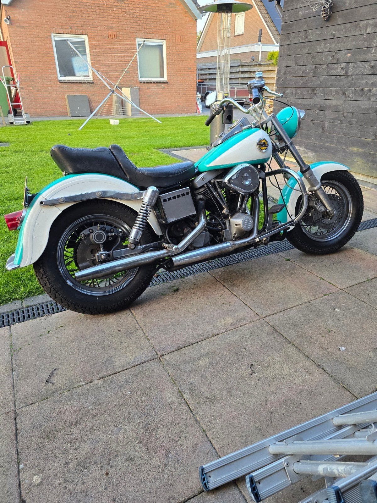 Harley davidson 1200 fxe shovel- 1980 matching numbers, 2 cilinders, Gebruikt, Particulier, Meer dan 35 kW