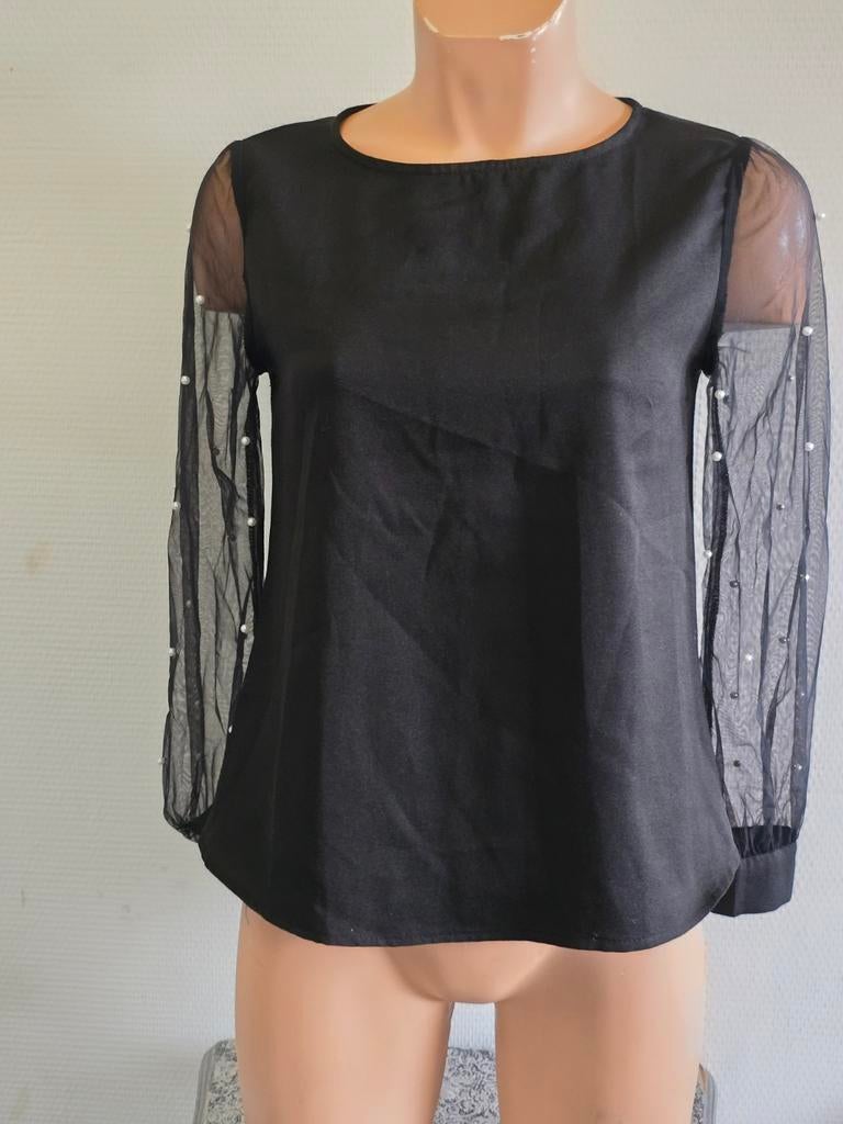 Shein dames blouse maat XS, Zwart, Ophalen of Verzenden, Zo goed als nieuw, Maat 34 (XS) of kleiner