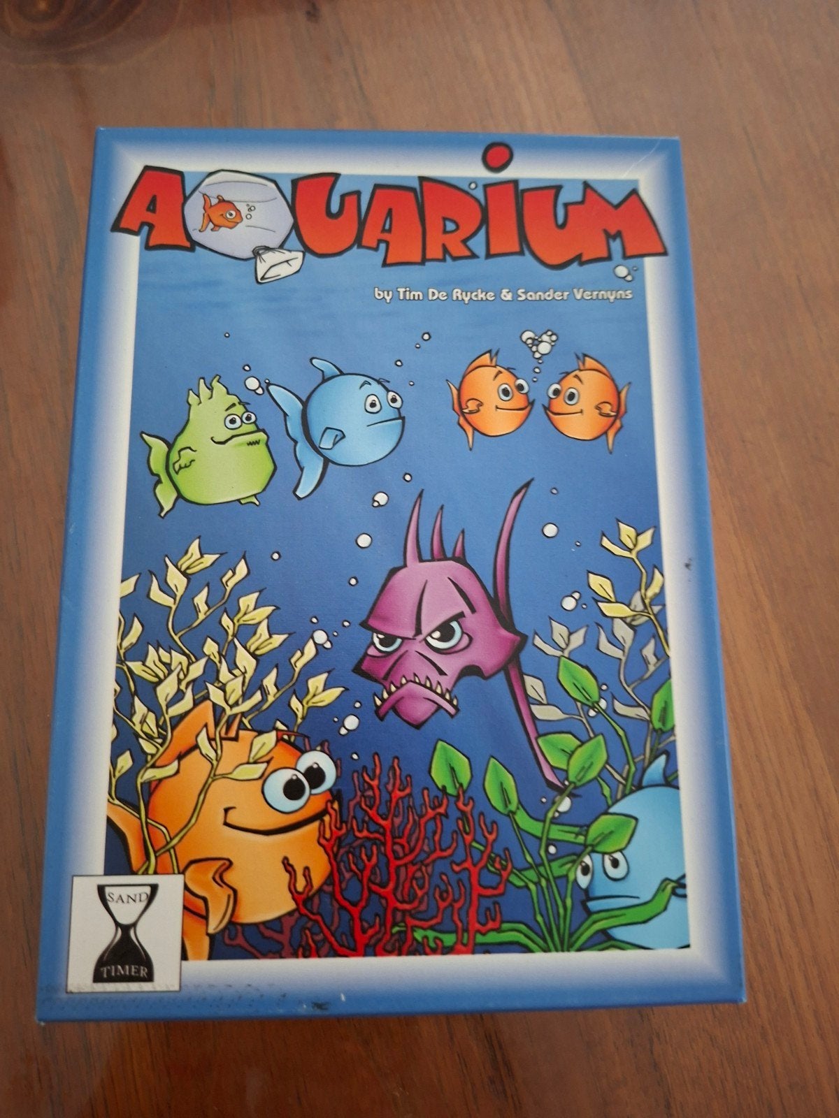 Aquarium bordspel - Zo goed als nieuw, Hobby en Vrije tijd, Drie of vier spelers, Ophalen of Verzenden, Zo goed als nieuw