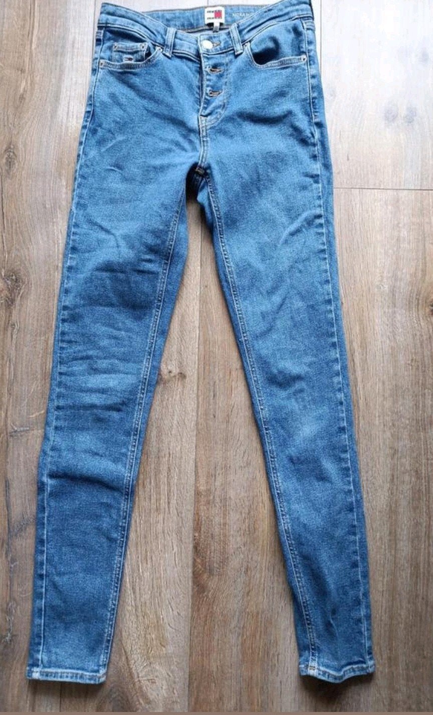 Tommy Hilfiger dames jeans W27 L32 blauw, Kleding | Dames, Blauw, Ophalen of Verzenden, Zo goed als nieuw, W27 (confectie 34) of kleiner