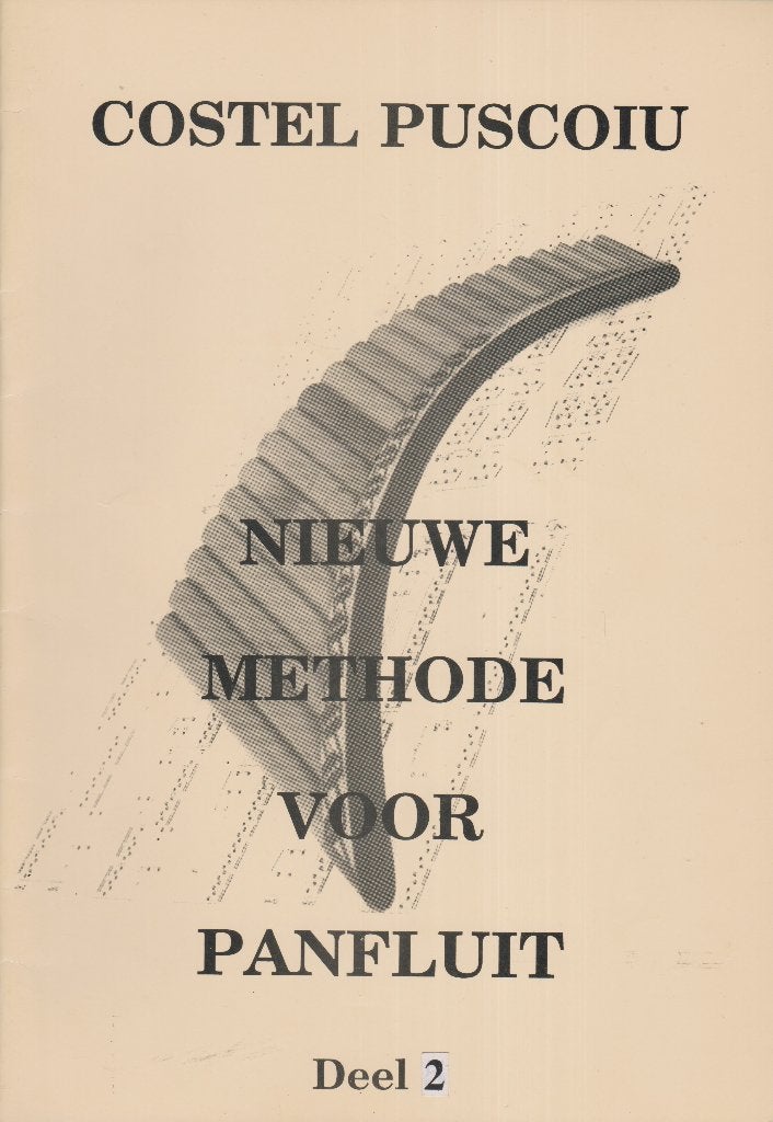COSTEL PUSCOIU - NIEUWE METHODE VOOR PANFLUIT – Deel 2, Muziek en Instrumenten, Gebruikt, Klassiek, Ophalen of Verzenden, Artiest of Componist