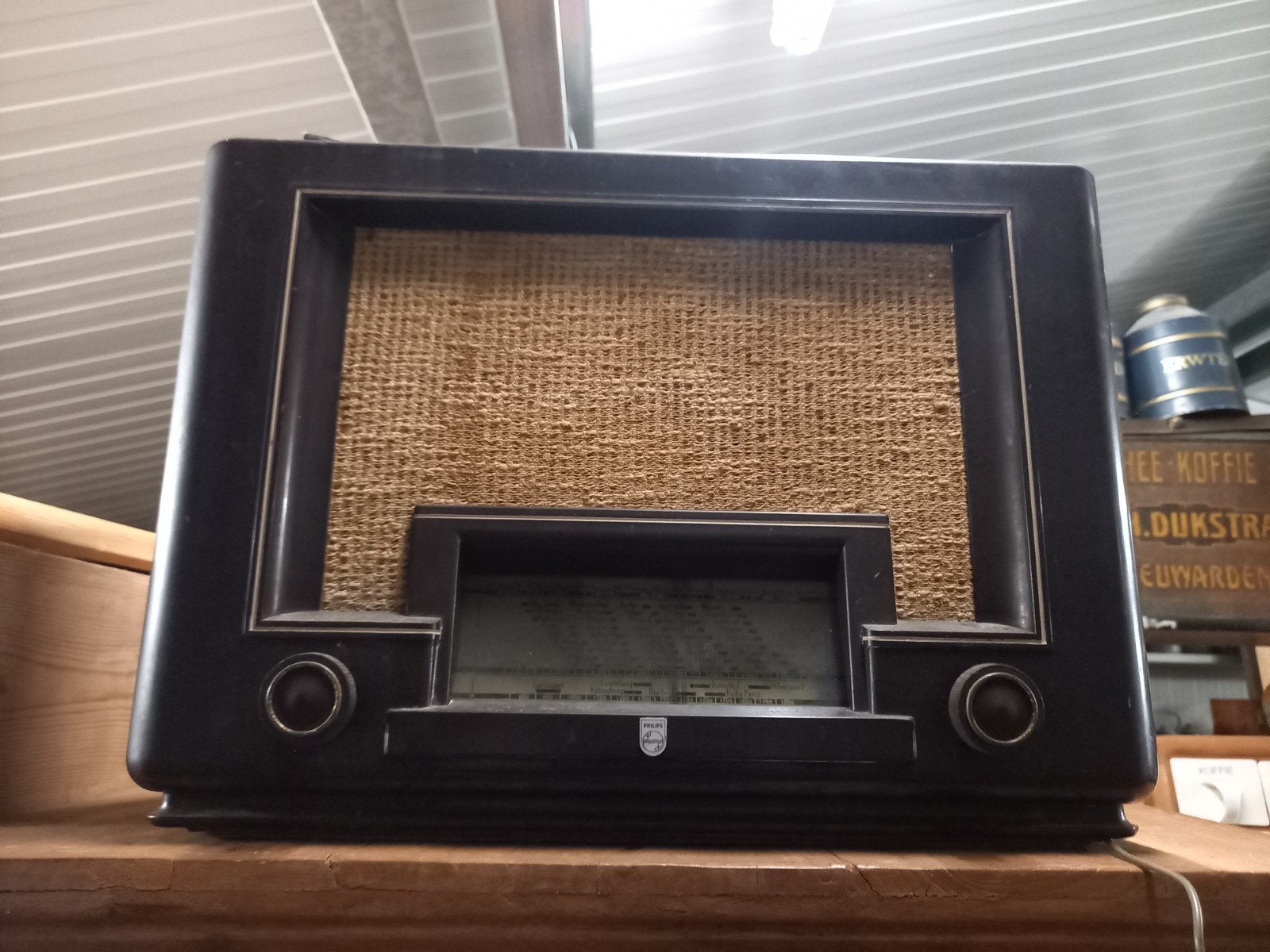 Vintage Philips Radio uit Grootmoeders Tijd, Ophalen of Verzenden