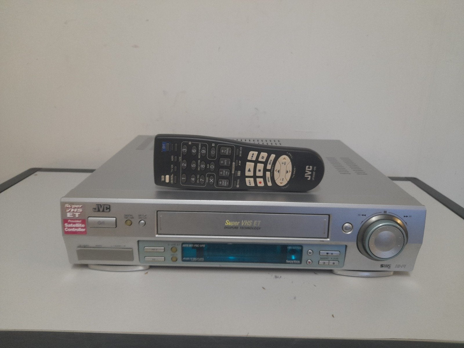 JVC Super VHS videorecorder HR-S7722, Ophalen of Verzenden, Gebruikt, VHS-speler of -recorder