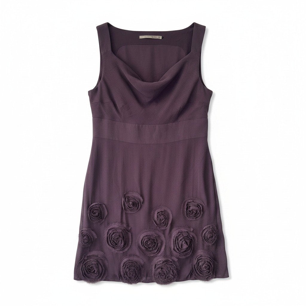 Styles by Steps paarse feestjurk maat 38 met 3D rozen, Kleding | Dames, Maat 38/40 (M), Paars, Ophalen of Verzenden, Zo goed als nieuw