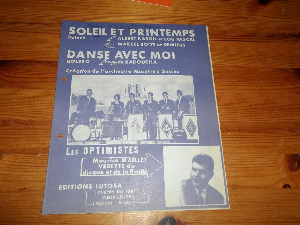 Soleil et printemps - botte / demiers, Gebruikt, Gitaar, Ophalen of Verzenden, Artiest of Componist