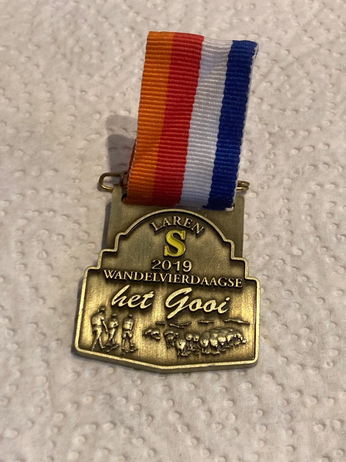 Medaille het gooi, Ophalen of Verzenden, Overige materialen