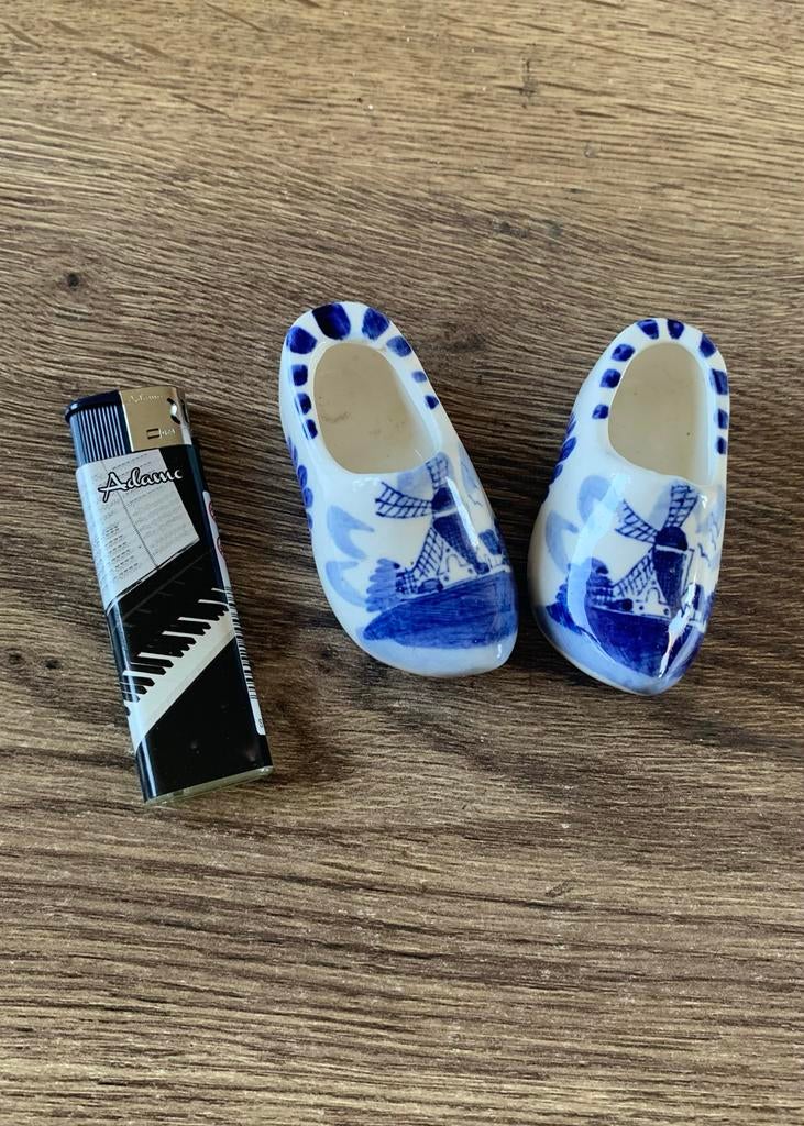 Delfts Blauw Klompje - Handbeschilderd Souvenir, Antiek en Kunst, Ophalen