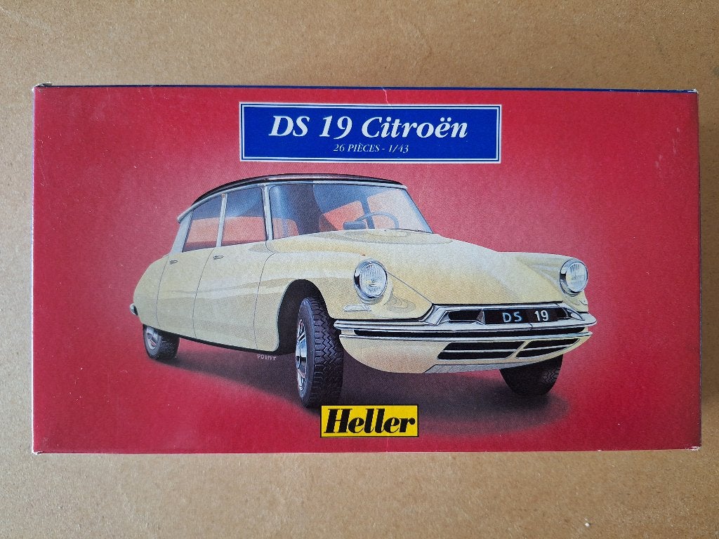 1:43 1/43 Heller DS 19 Citroen, Auto, 1:32 tot 1:50, Ophalen of Verzenden, Zo goed als nieuw