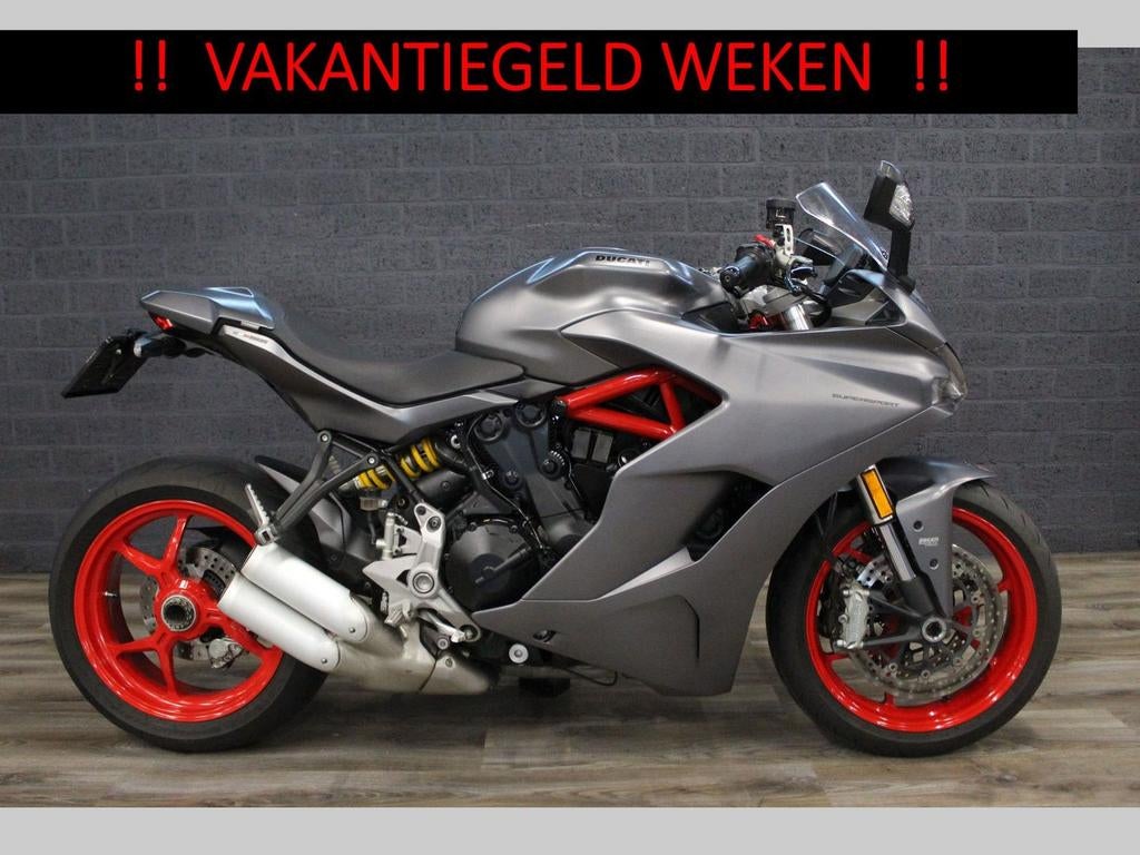 DUCATI SUPERSPORT S (bj 2019) 29,536 km Senna Grey, Motoren, DUCATI, 2 cilinders, Motorrijbewijs A, Bedrijf