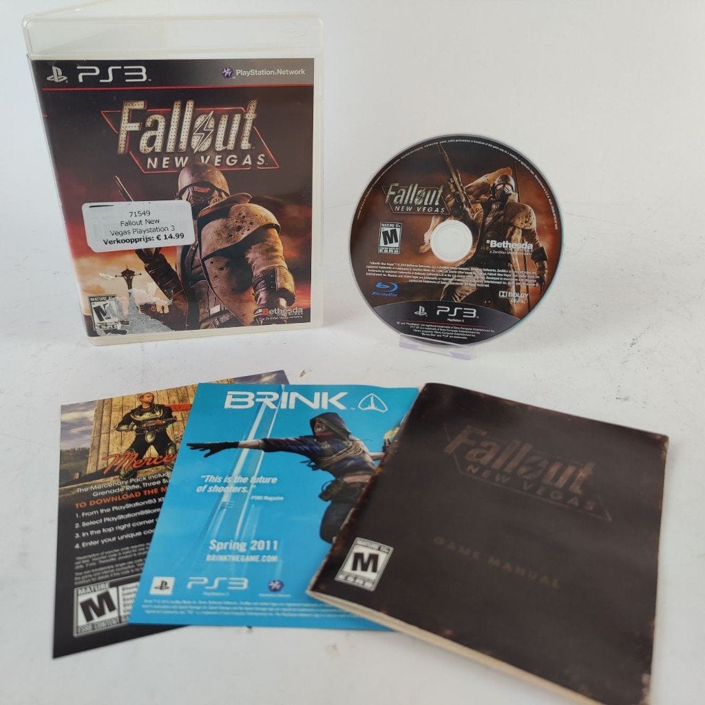 Fallout New Vegas Playstation 3 || NU voor maar: €14.99, Avontuur en Actie, Vanaf 18 jaar, 1 speler, Ophalen of Verzenden