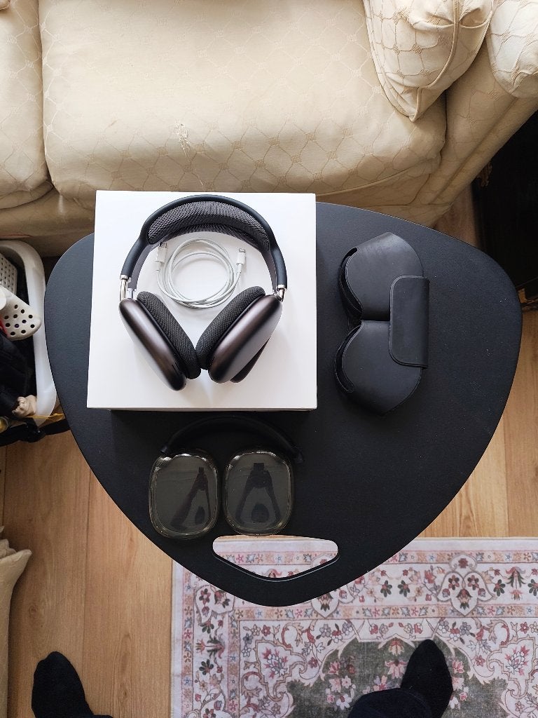 AirPods Max (Lightning versie incl. doos en oplaadkabel), Audio, Tv en Foto, Koptelefoons, Ophalen, Draadloos, Zo goed als nieuw