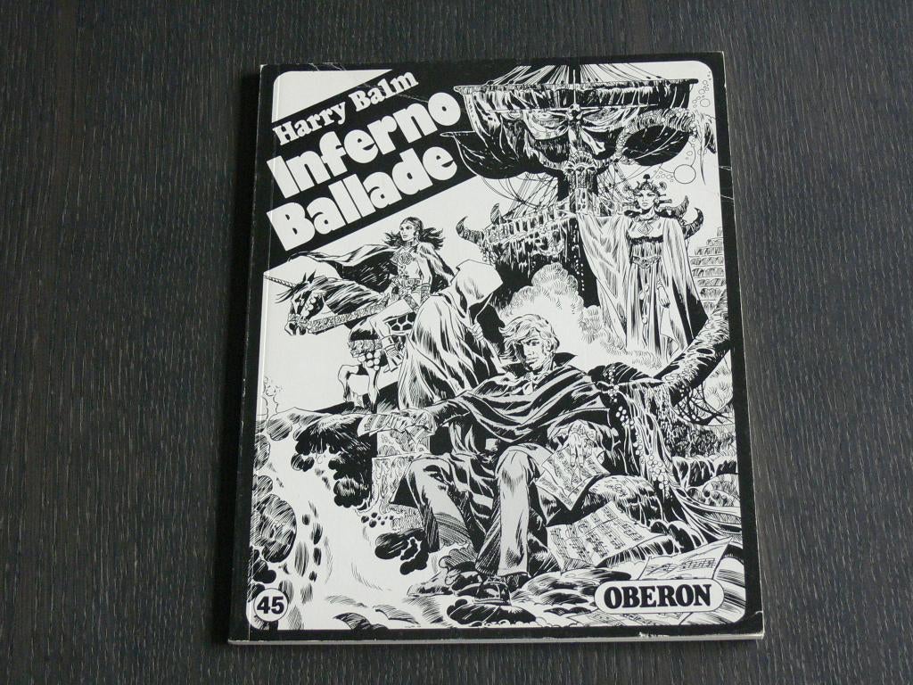Oberon Zwartwit reeks - Inferno ballade, Eén stripboek, Ophalen of Verzenden, Gelezen