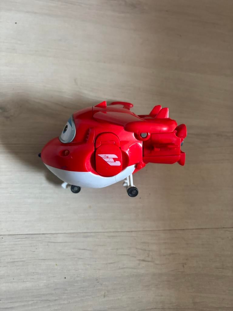 Super wings transformer Jett, Kinderen en Baby's, Speelgoed | Speelgoedvoertuigen, Ophalen, Zo goed als nieuw