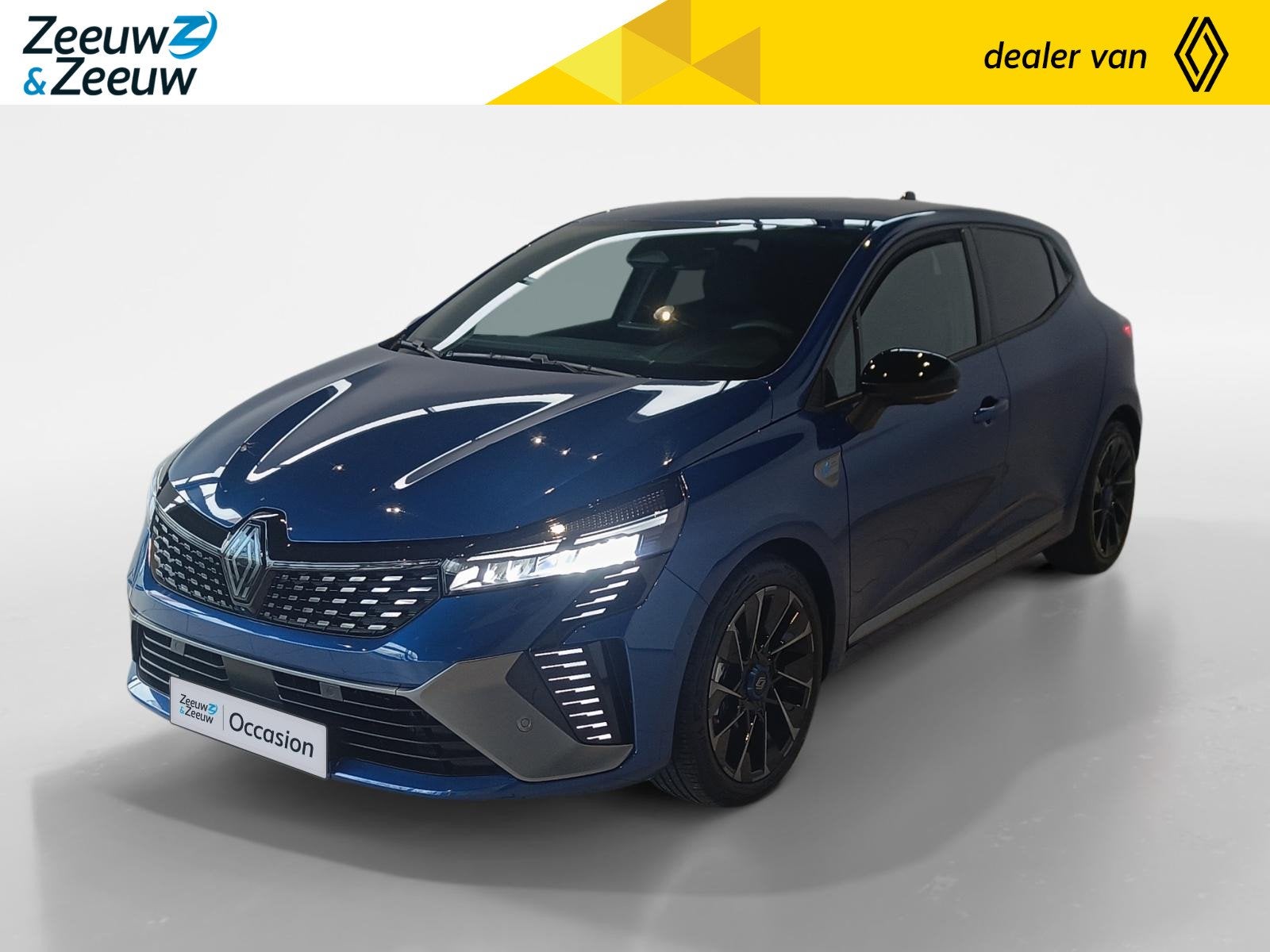Renault Clio 1.6 E-Tech Full Hybrid 145 esprit Alpine *Autom, Gebruikt, Blauw, Leder en Stof, Bedrijf