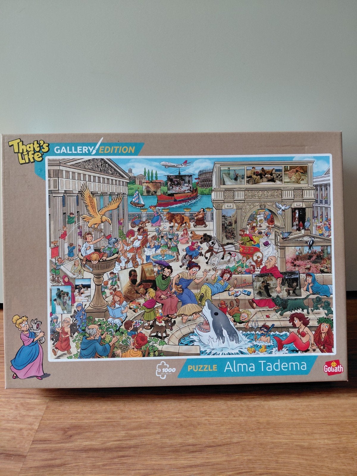 Puzzel • Goliath • Gallery Edition • "Alma Tadema", Ophalen of Verzenden, 500 t/m 1500 stukjes, Zo goed als nieuw, Legpuzzel