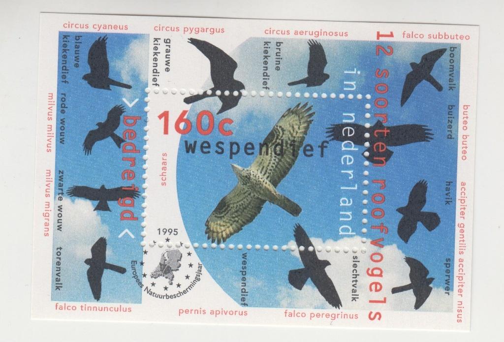 Blok Wespendief, Ophalen of Verzenden, Postfris