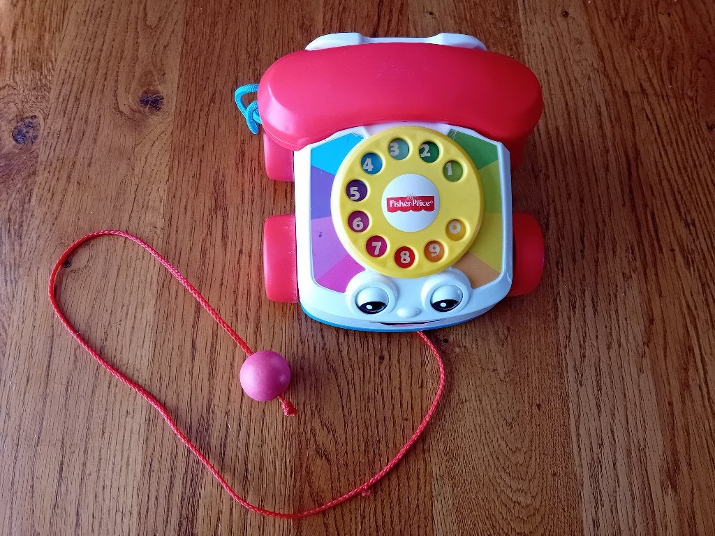 FISHER PRICE telefoon voor je peuter, Ophalen of Verzenden, Gebruikt, Duw- of Trekspeelgoed