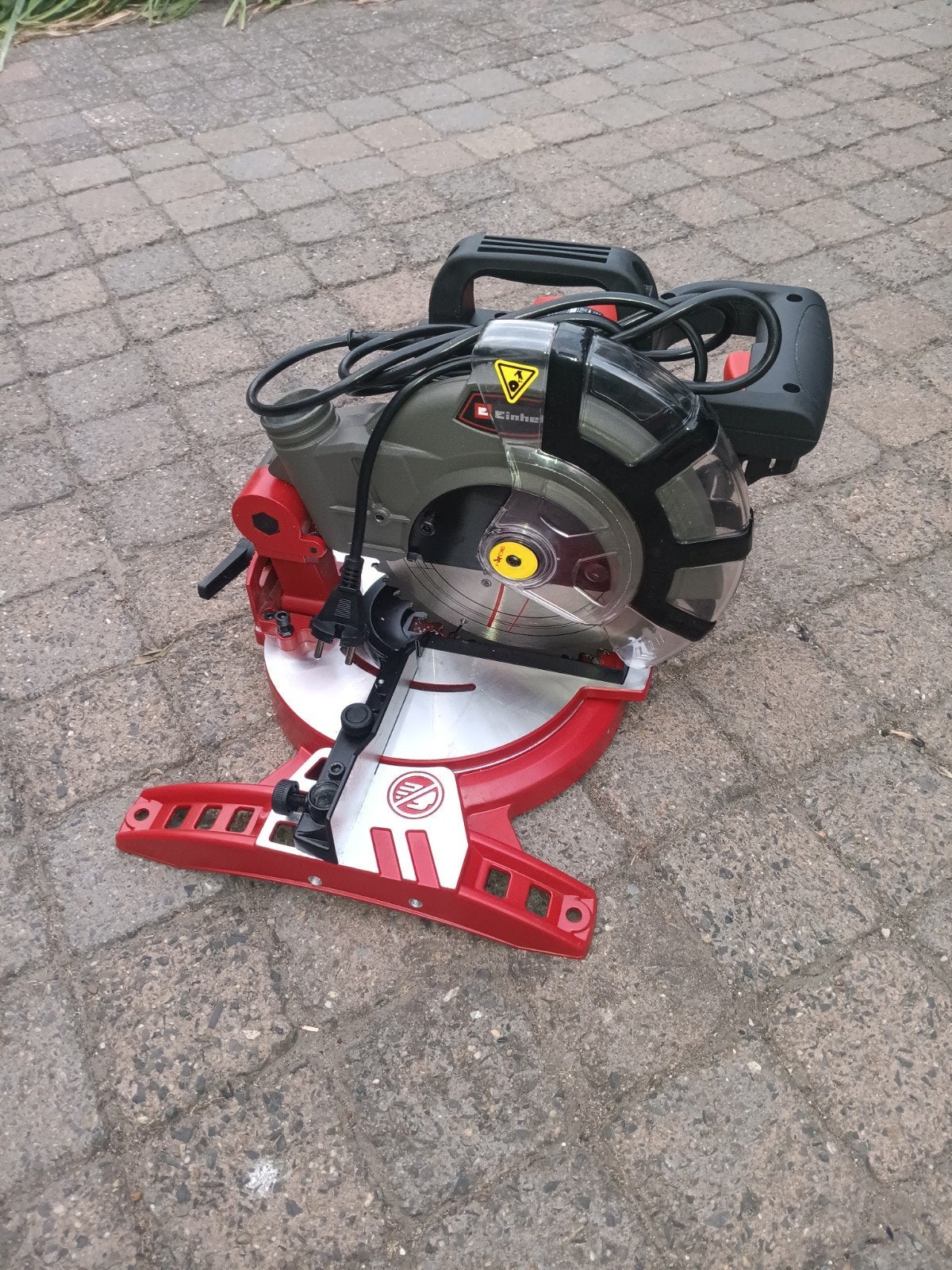 Einhell afkortcirkelzaag Tc Ms 2112, Ophalen of Verzenden, Zo goed als nieuw, Afkortzaag, 30 tot 70 mm