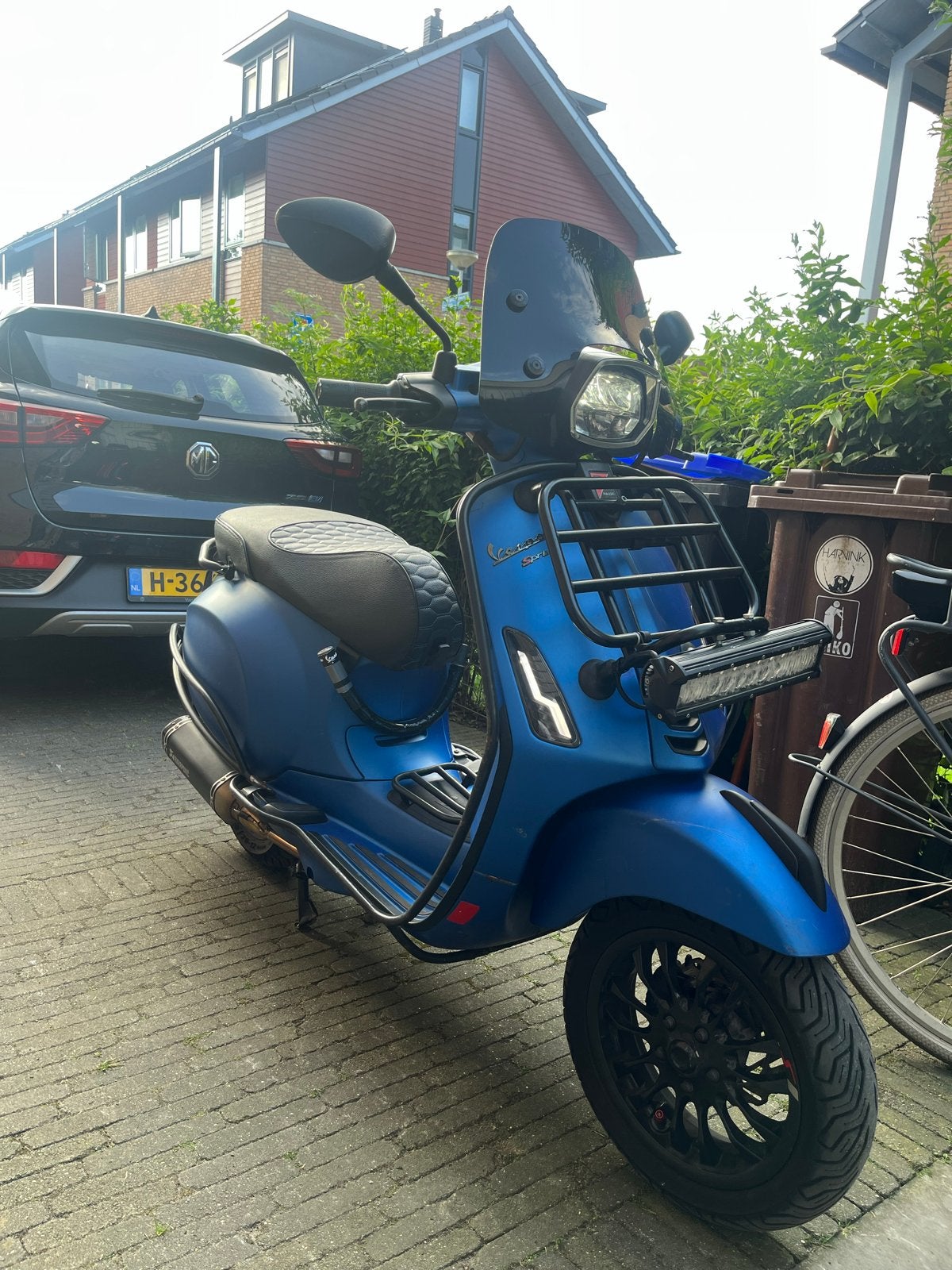 Vespa Sprint 80cc Full Malossi Akrapovic - Unieke Scooter, Gebruikt, Overige modellen, Maximaal 45 km/u, Ophalen of Verzenden