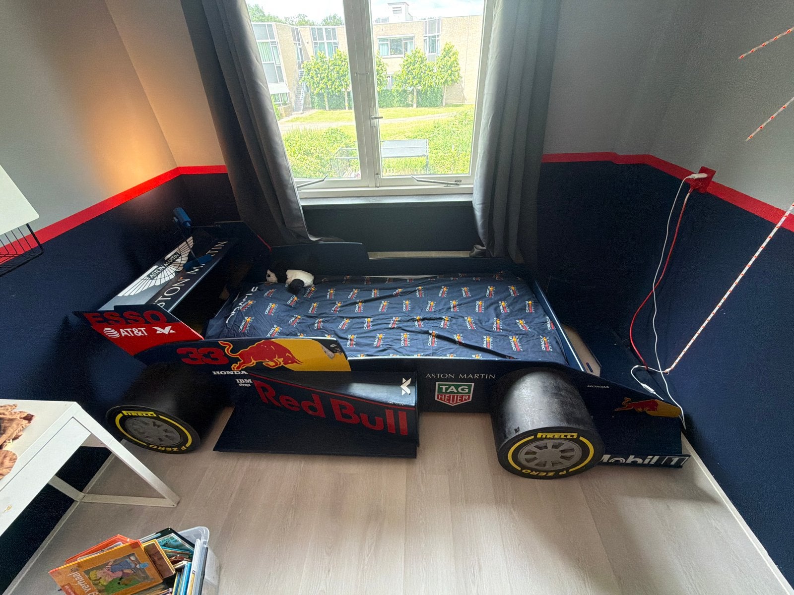 Max Verstappen Red Bull Racing Formule 1 Kinderbed, Ophalen, Gebruikt, 90 cm, Eenpersoons