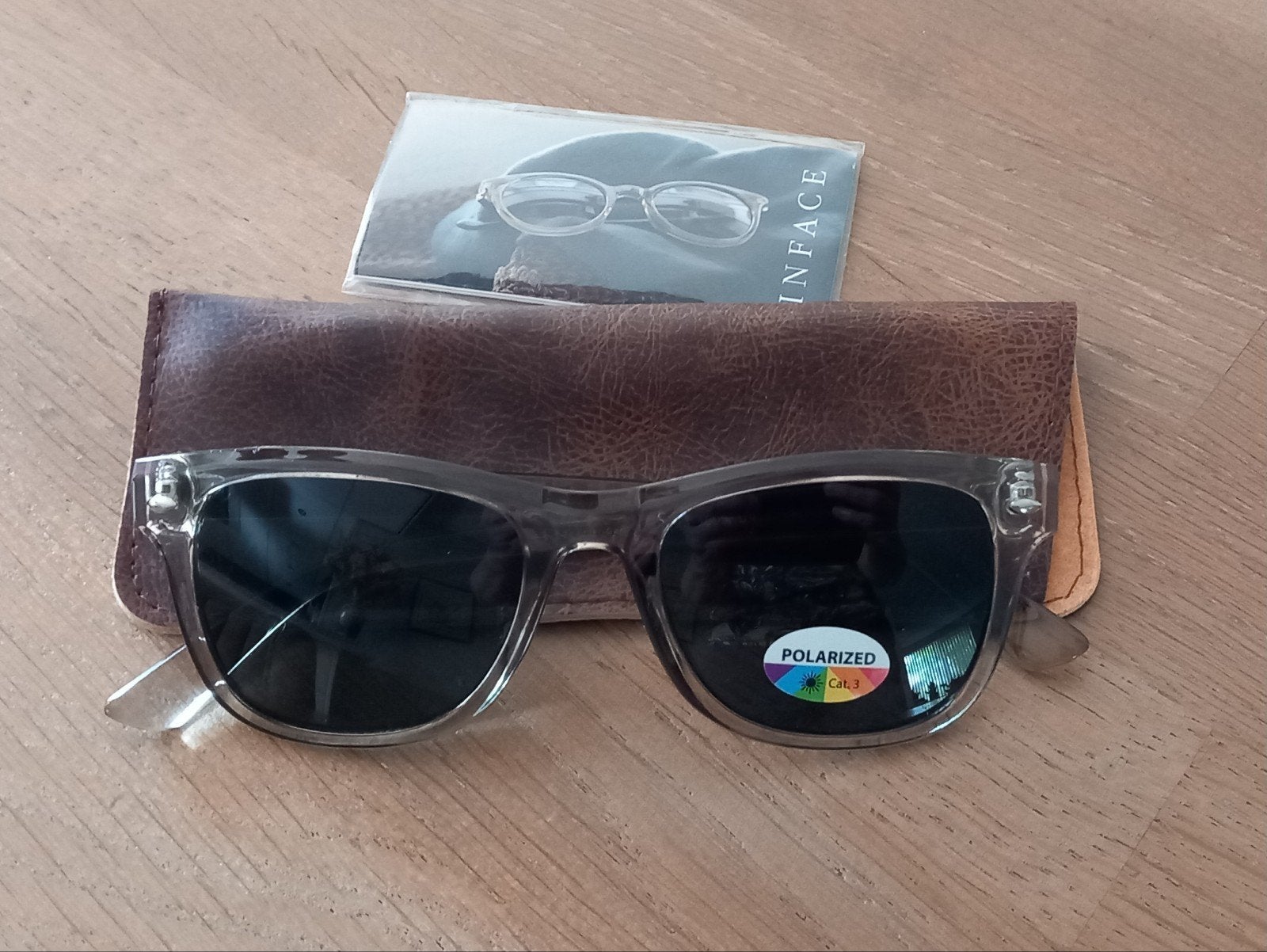 Nieuwe  'INFACE' 🌞 Zonnebril 😎, Ophalen of Verzenden, Nieuw, Bruin, Zonnebril